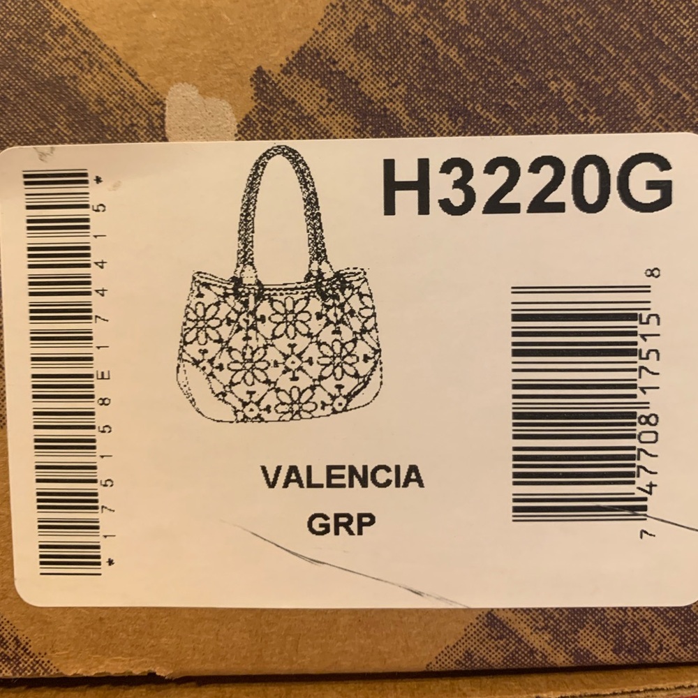 💜💎EUC BRIGHTON Valencia Embroidered Floral Leather Shoulder bag in Grape. - Picture 16 of 16